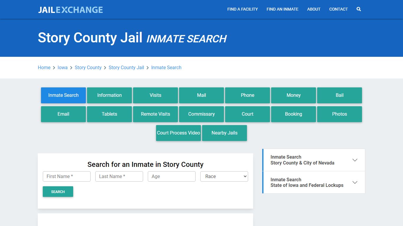 Story County Jail, IA Inmate Search: Roster & Mugshots